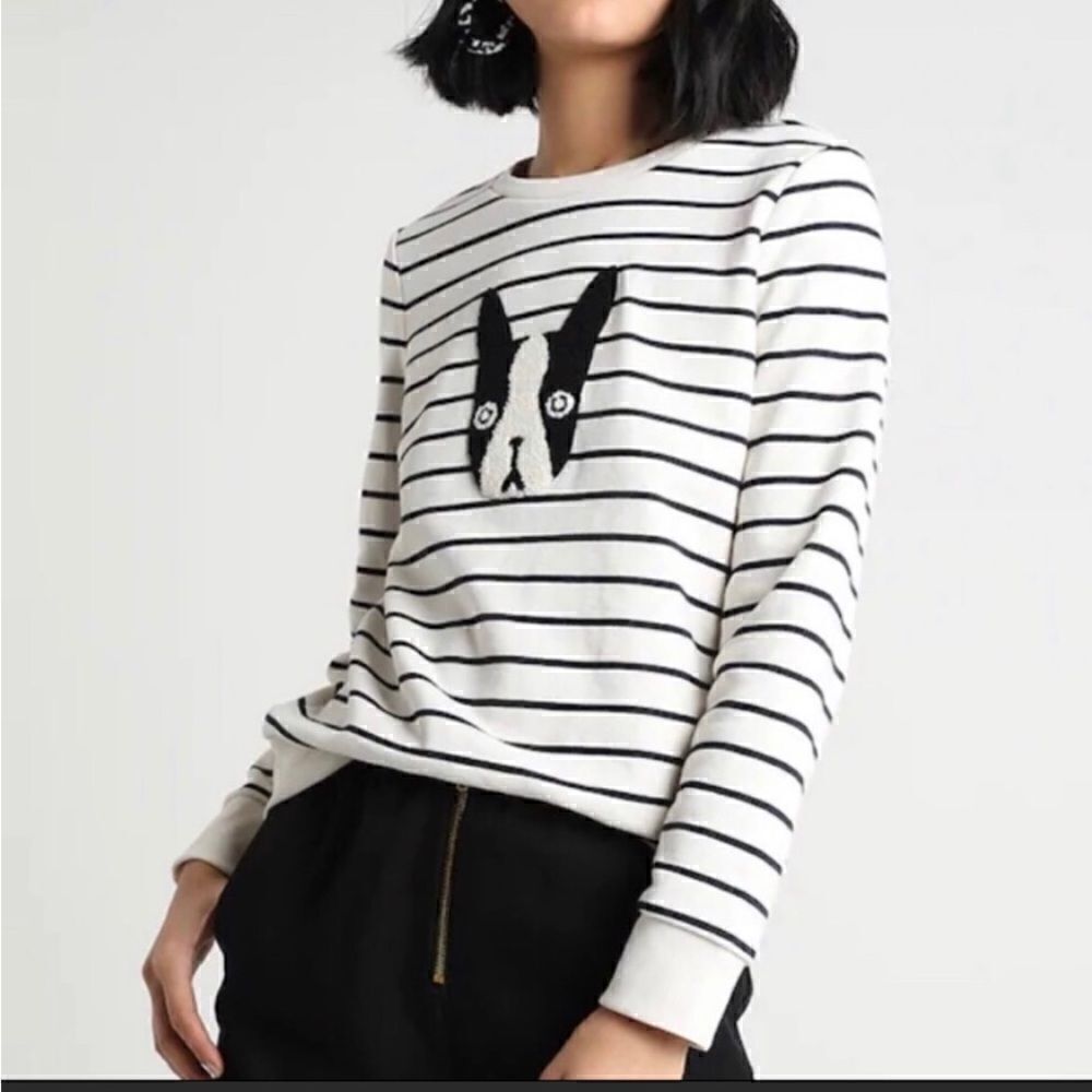 Banana Republic Dog Head Sweatshirt Crew size M